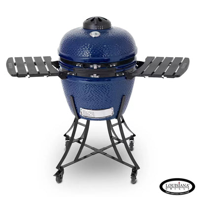 Louisiana Grills 24" (60 cm) Ceramic Kamado Charcoal Barbecue in 3 Colours + Cover