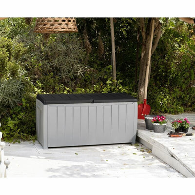 Keter 340L Outdoor Garden Storage Box - Graphite